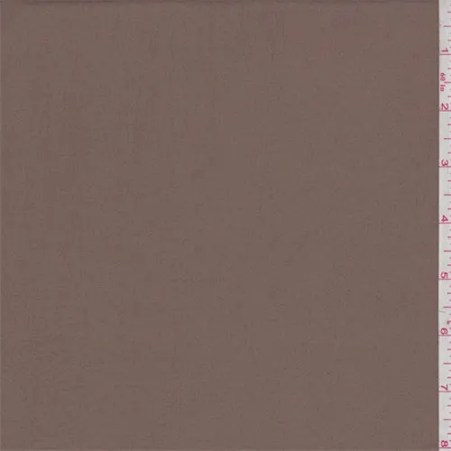 2 YD PC-Mustang Brown Sueded Charmeuse Fabric