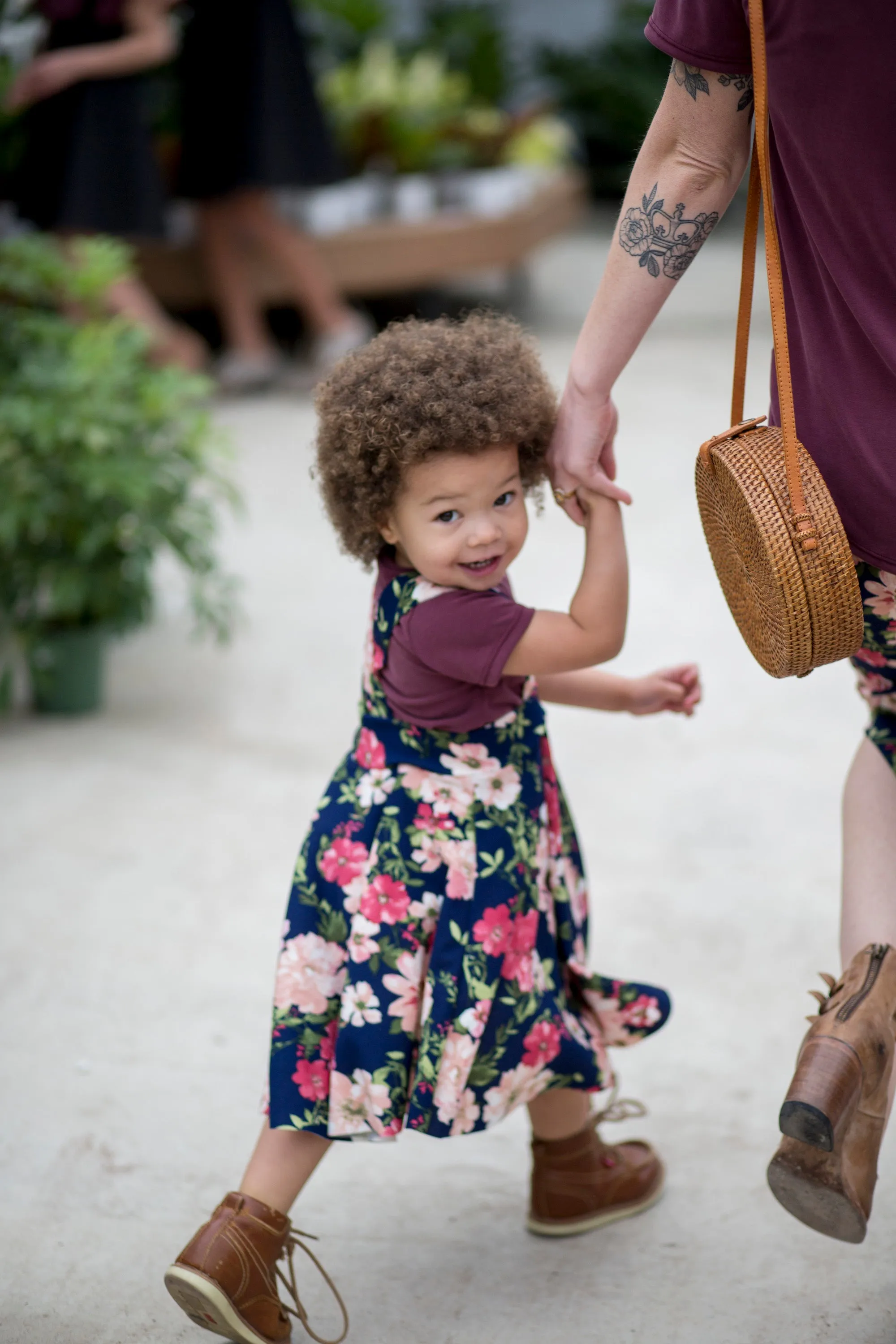 Afton Skirt Navy Floral