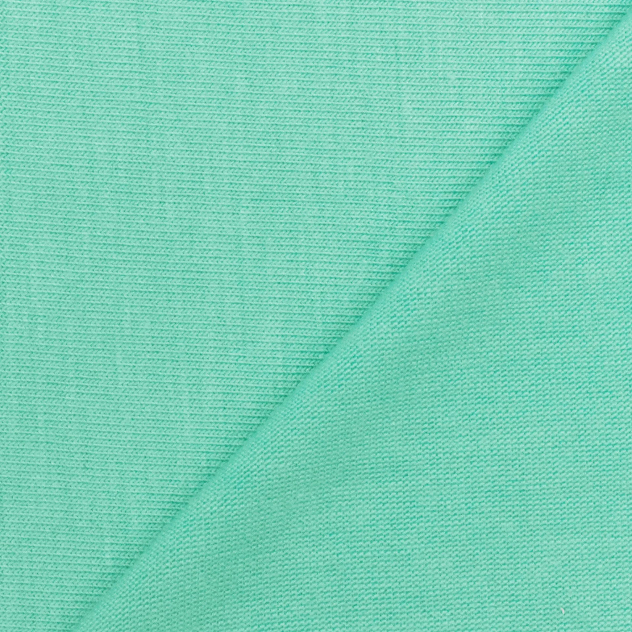 Aquatic Teal Slub Stretch Jersey Knit Fabric