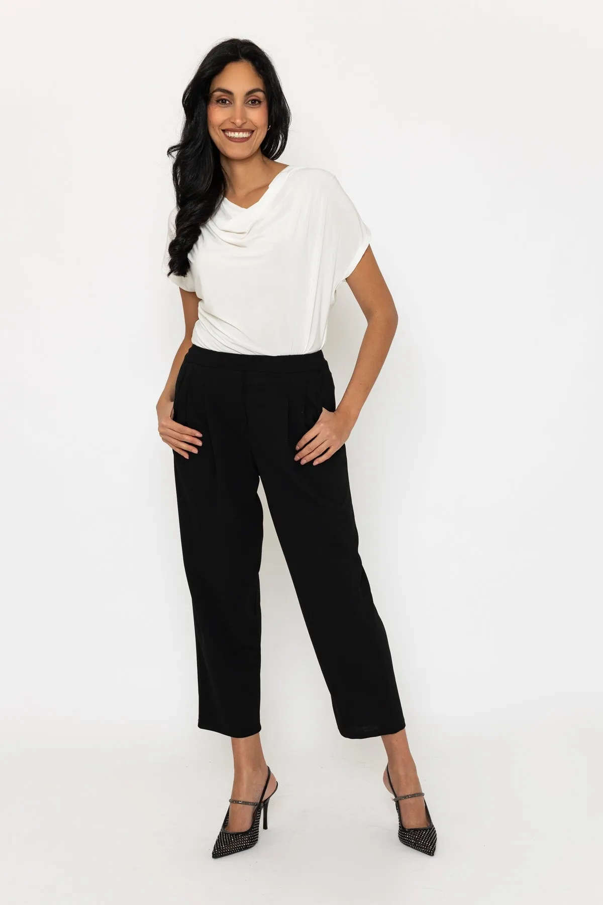 Black Slim Trousers