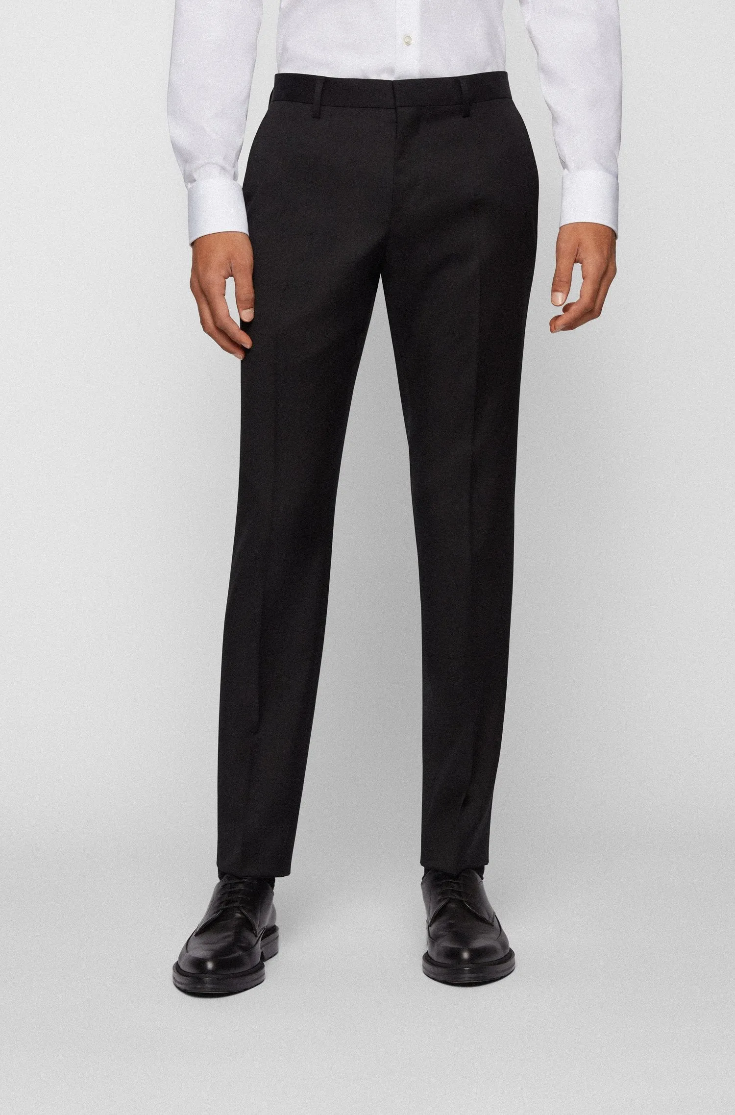 BOSS Genius5 Slim Fit Trousers 001 Black