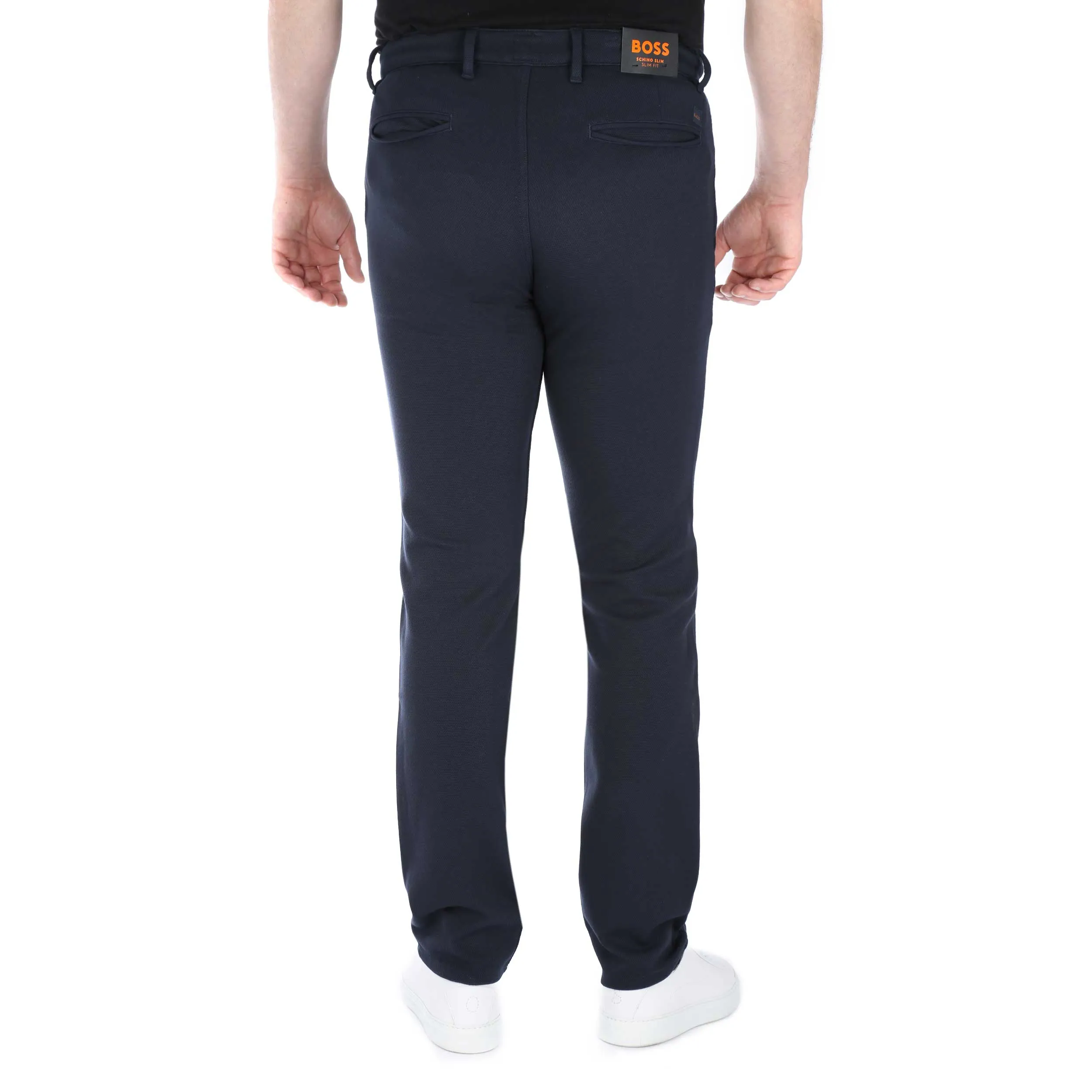 BOSS Schino-Slim Trouser in Navy