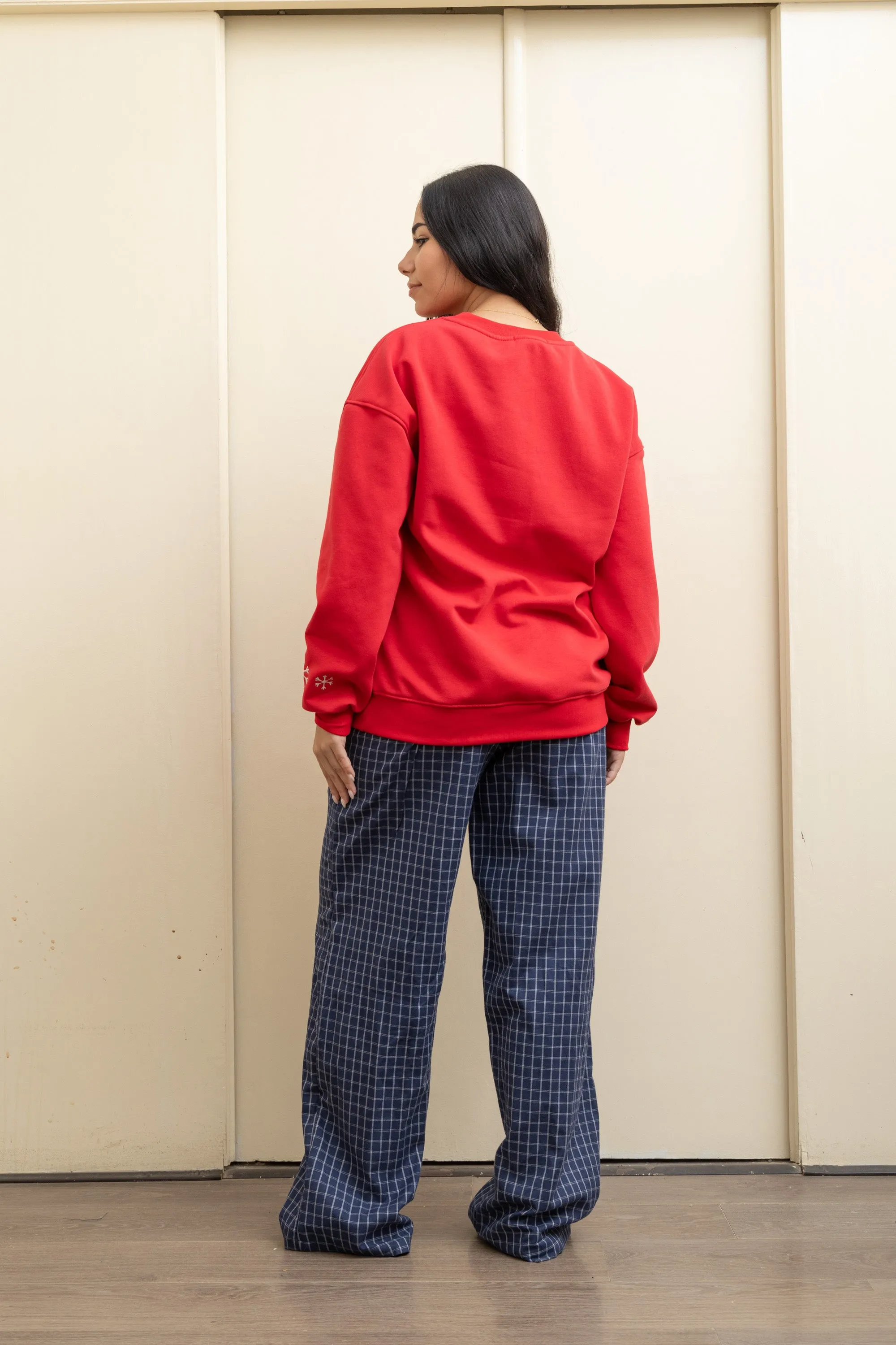 Christmas Checkered Pajama - Red