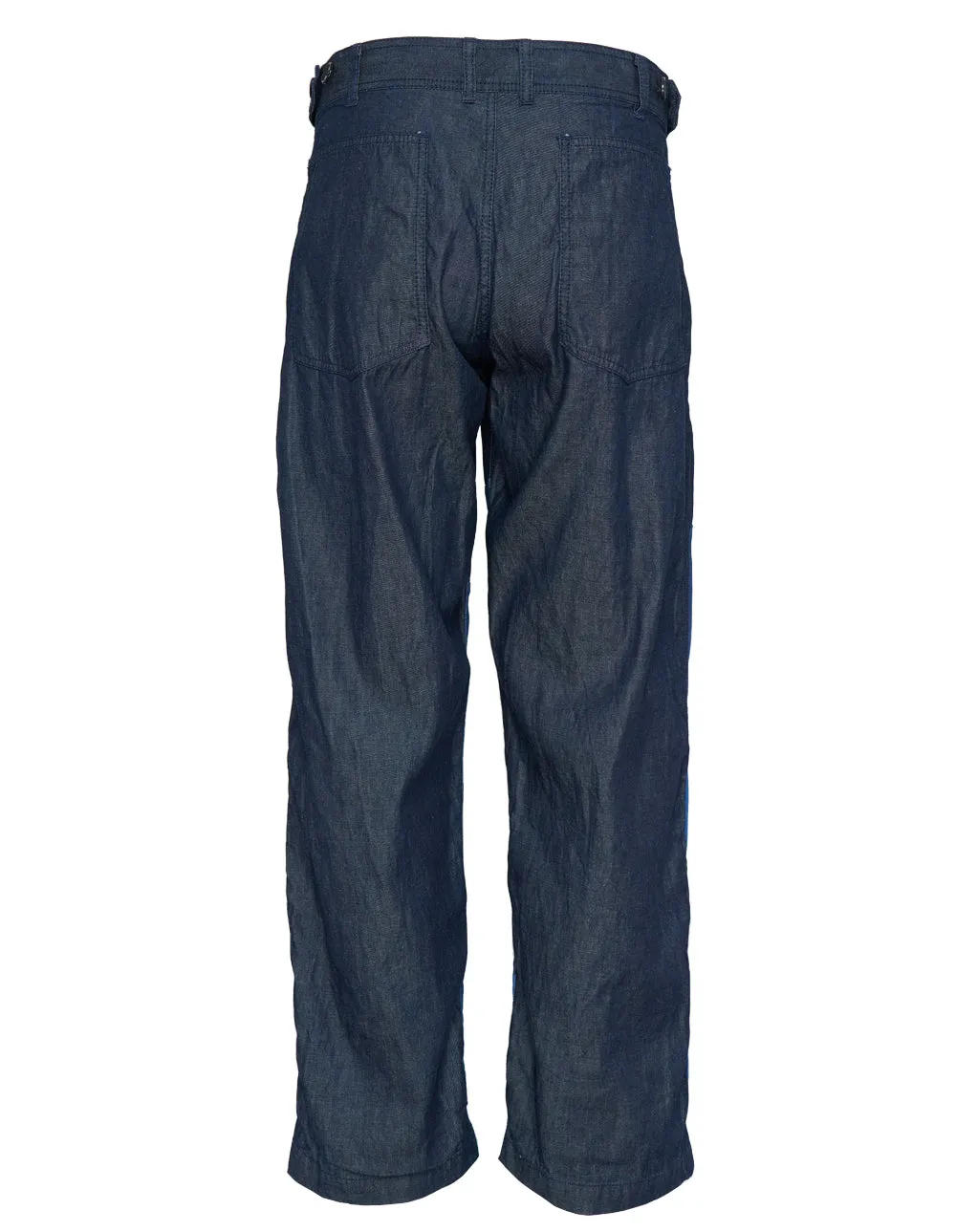 Cotton Denim Plain Pants