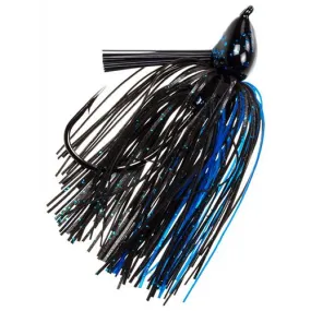 Denny Brauer Structure Jig - 5-0 Hook, 3-4 oz, Blue Craw, Per 1