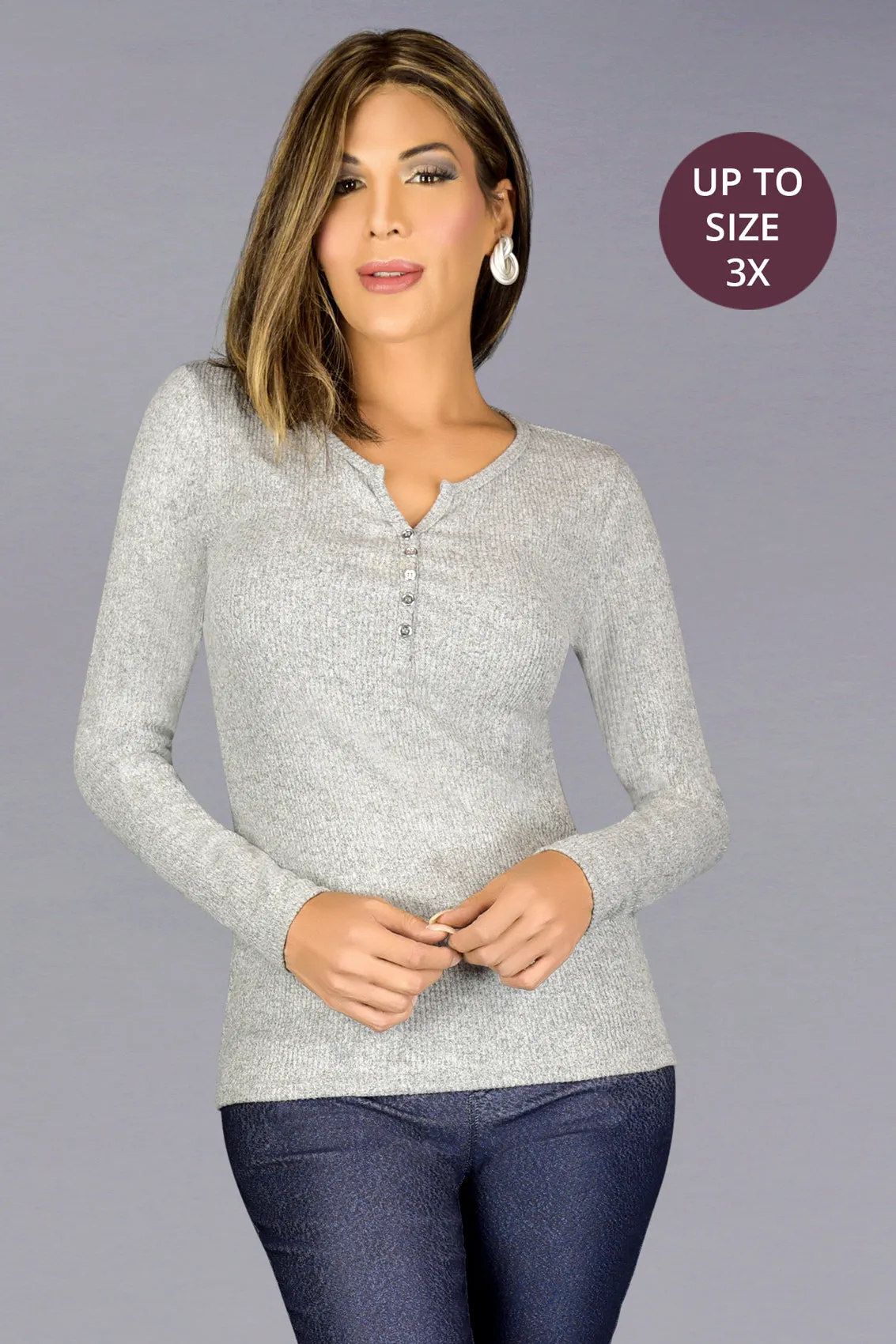 En Femme Exceptionally Soft Henley