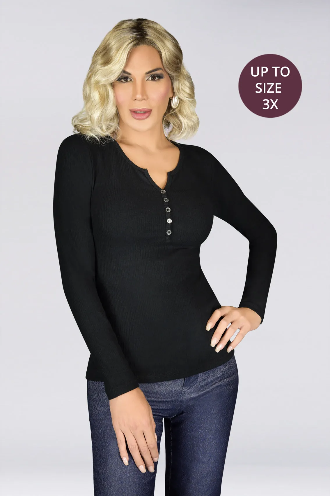 En Femme Exceptionally Soft Henley