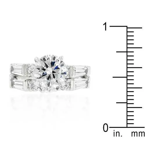 Engagement Set with Large Center Stone