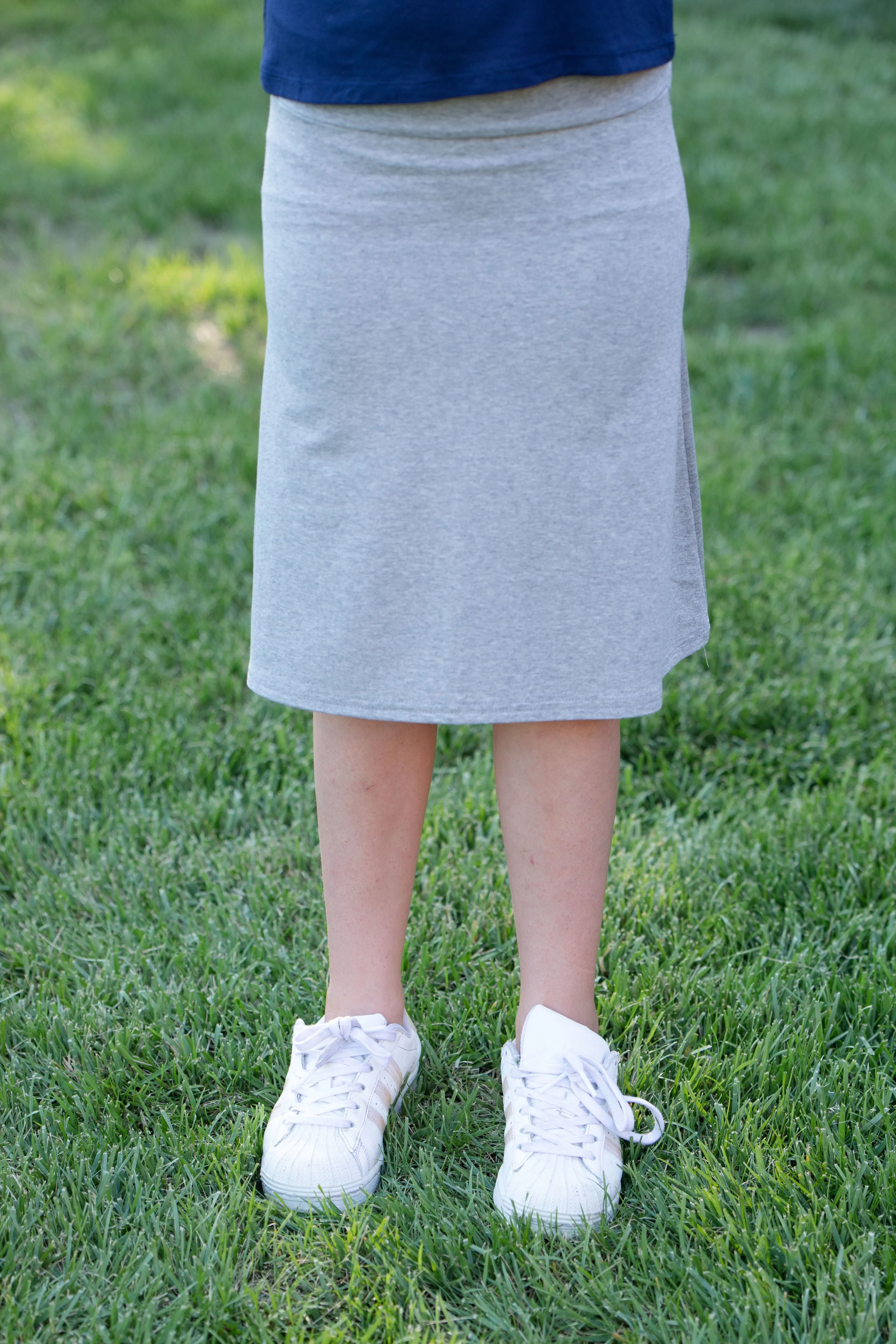 Girls Flare Skirt - Soft Terry