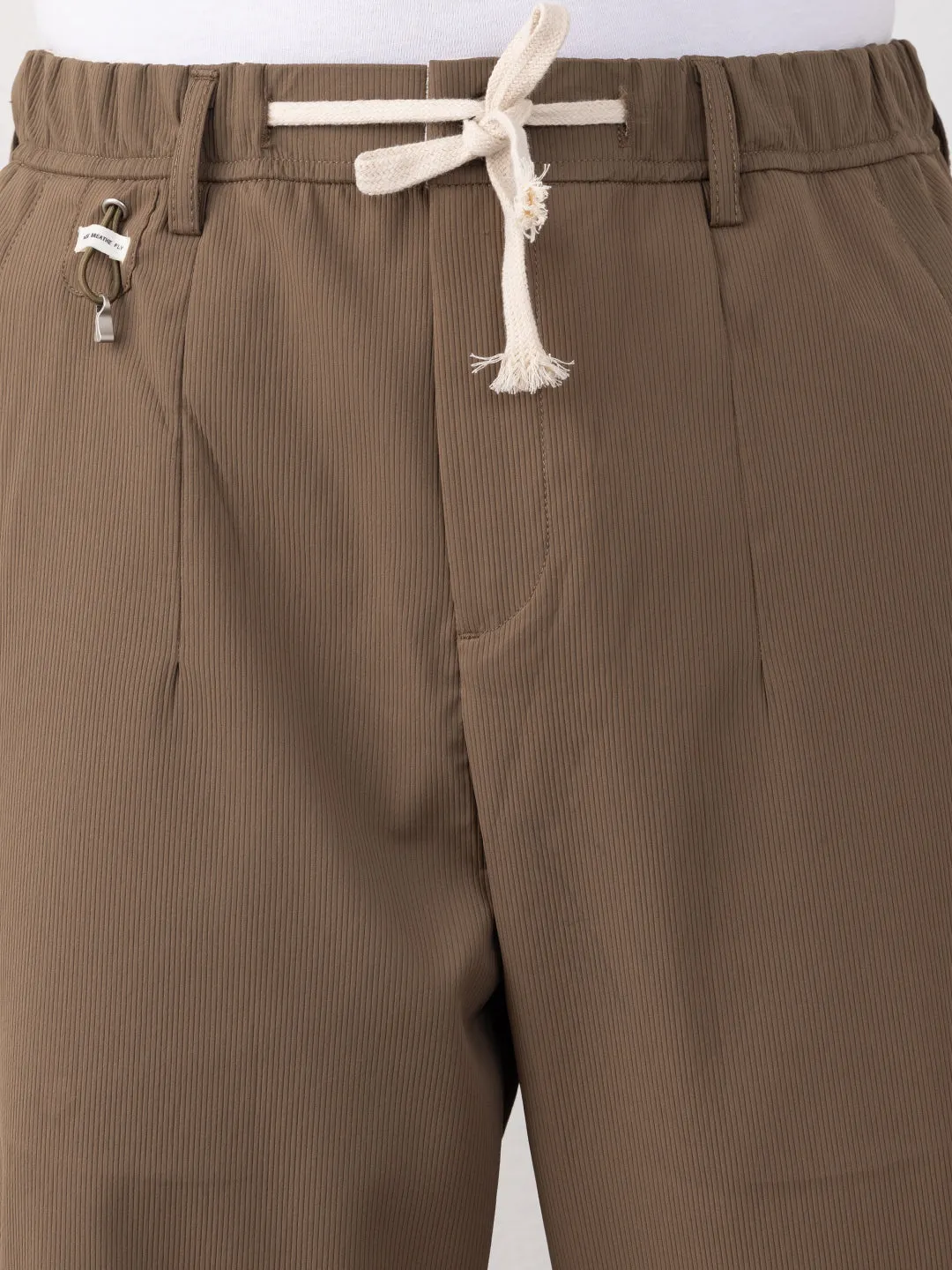 Khaki Plain Travel Pants