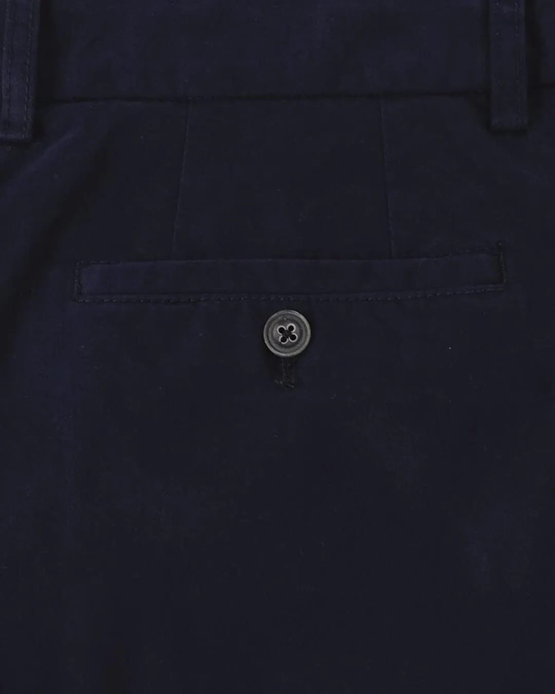 Navy Twill Cotton Trousers