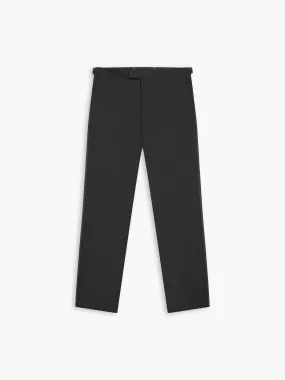 Nicholas Slim Fit Black Wool Mohair Dinner Trousers