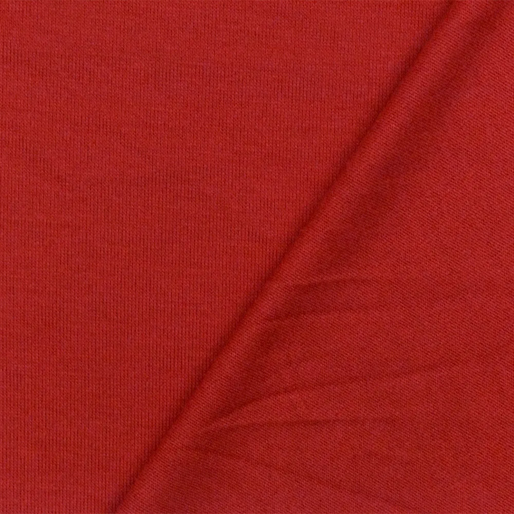 Poppy Red Stretch Rayon Jersey Knit Fabric