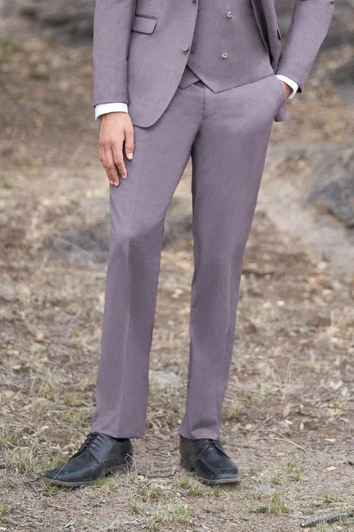 "Brunswick" Mulberry Slim Suit Pants