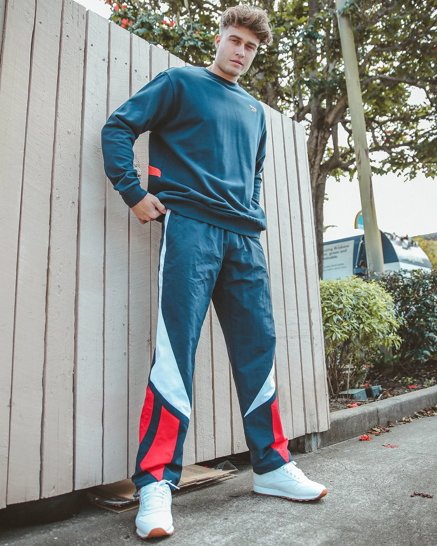 Reebok Classic Twin Vector Track Pants Vector Navy