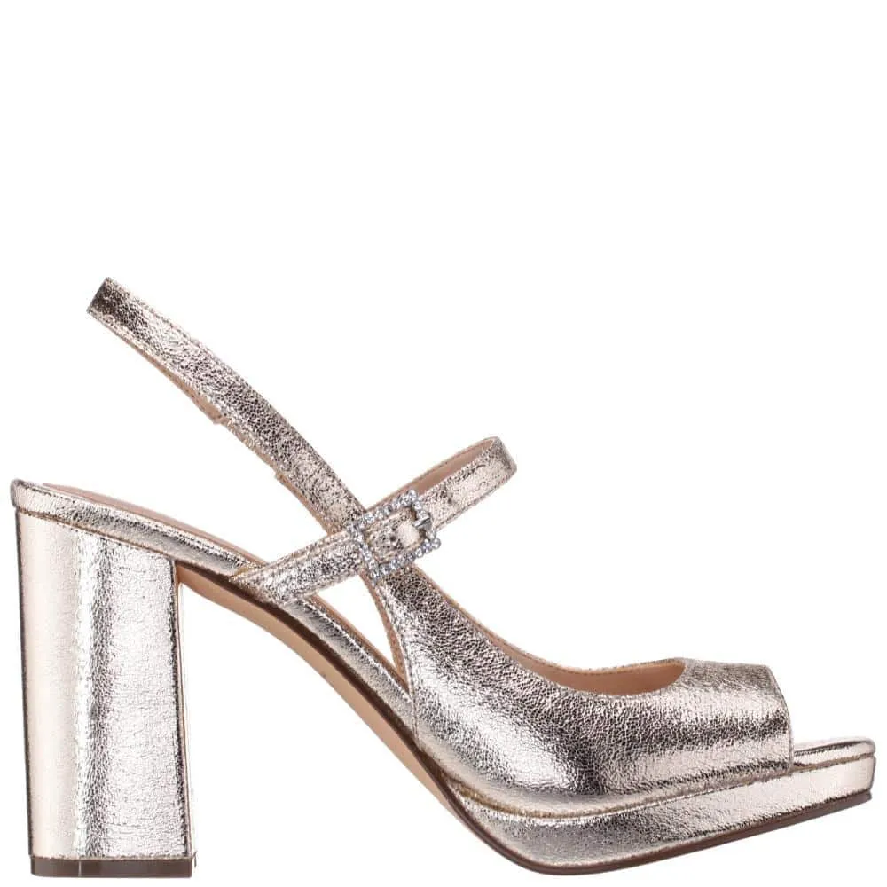 Simeon Heel in Platino Soft Crackle