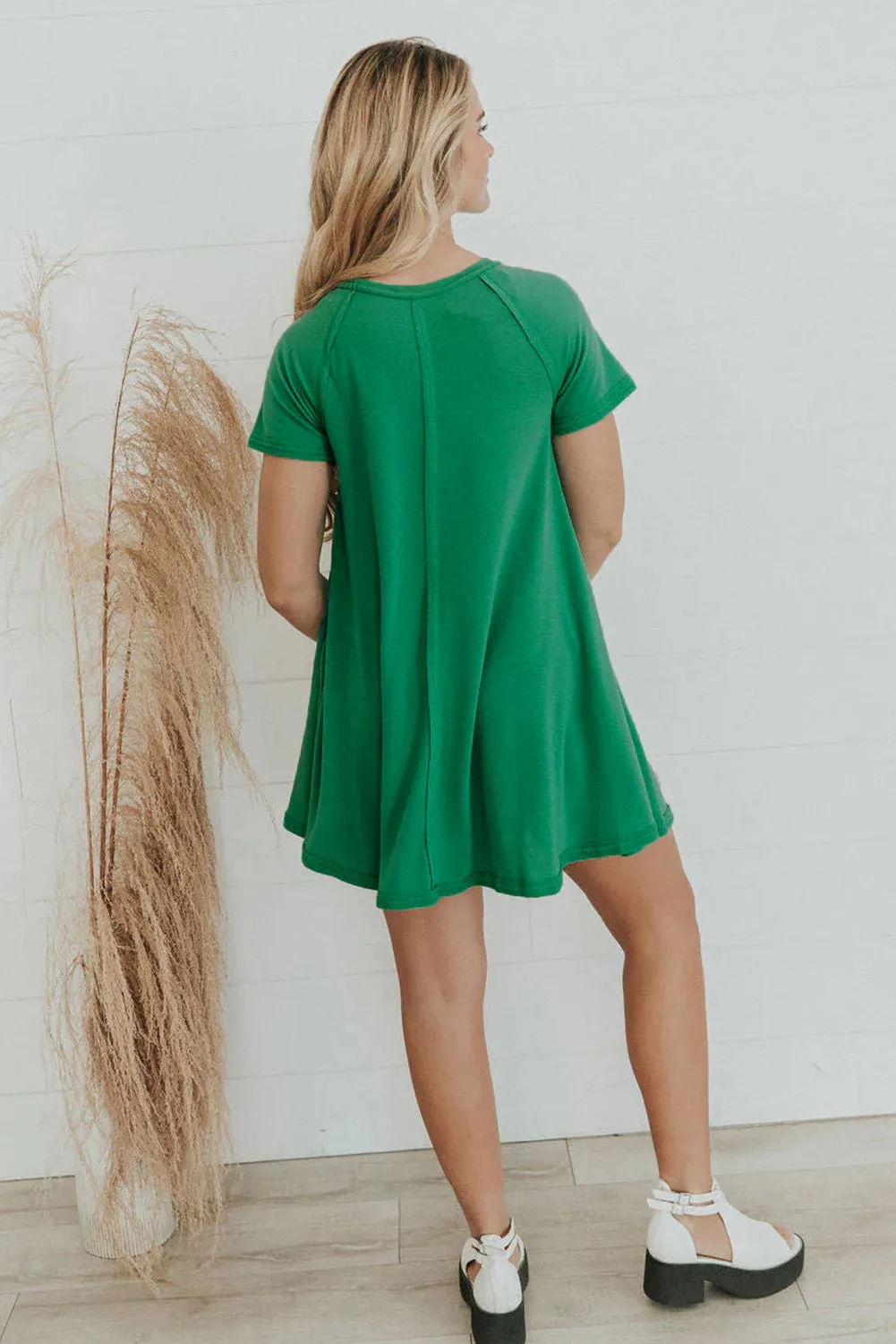 Simple Summer Dress - Green