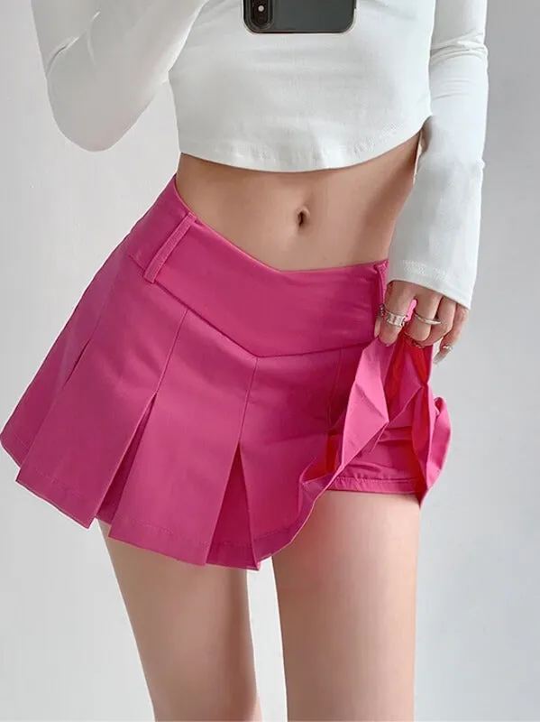 Spicy v-waist skirt