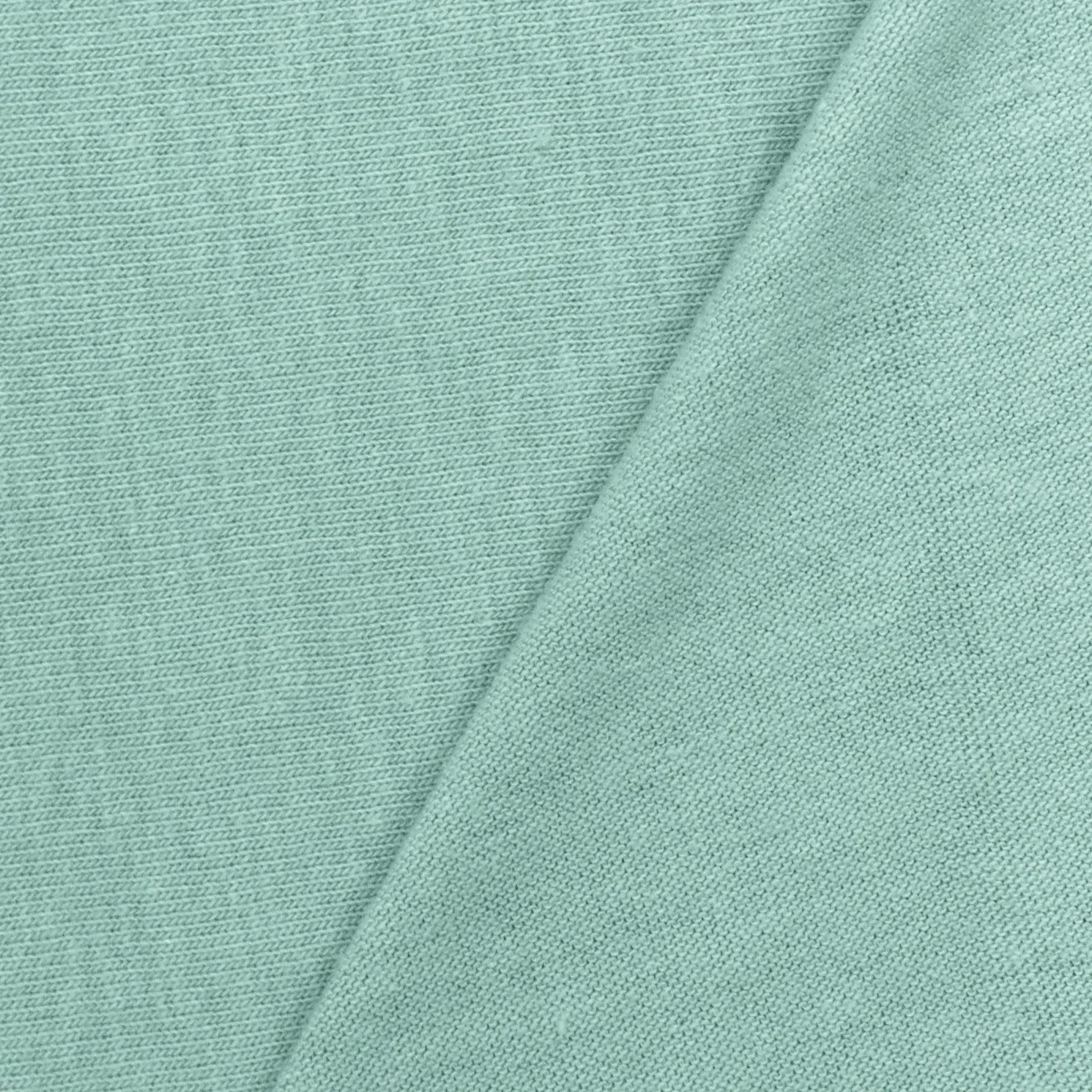 Spring Day Teal Solid Stretch Jersey Knit Fabric