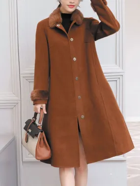 TangJie Elegant Button Fly Women Coats