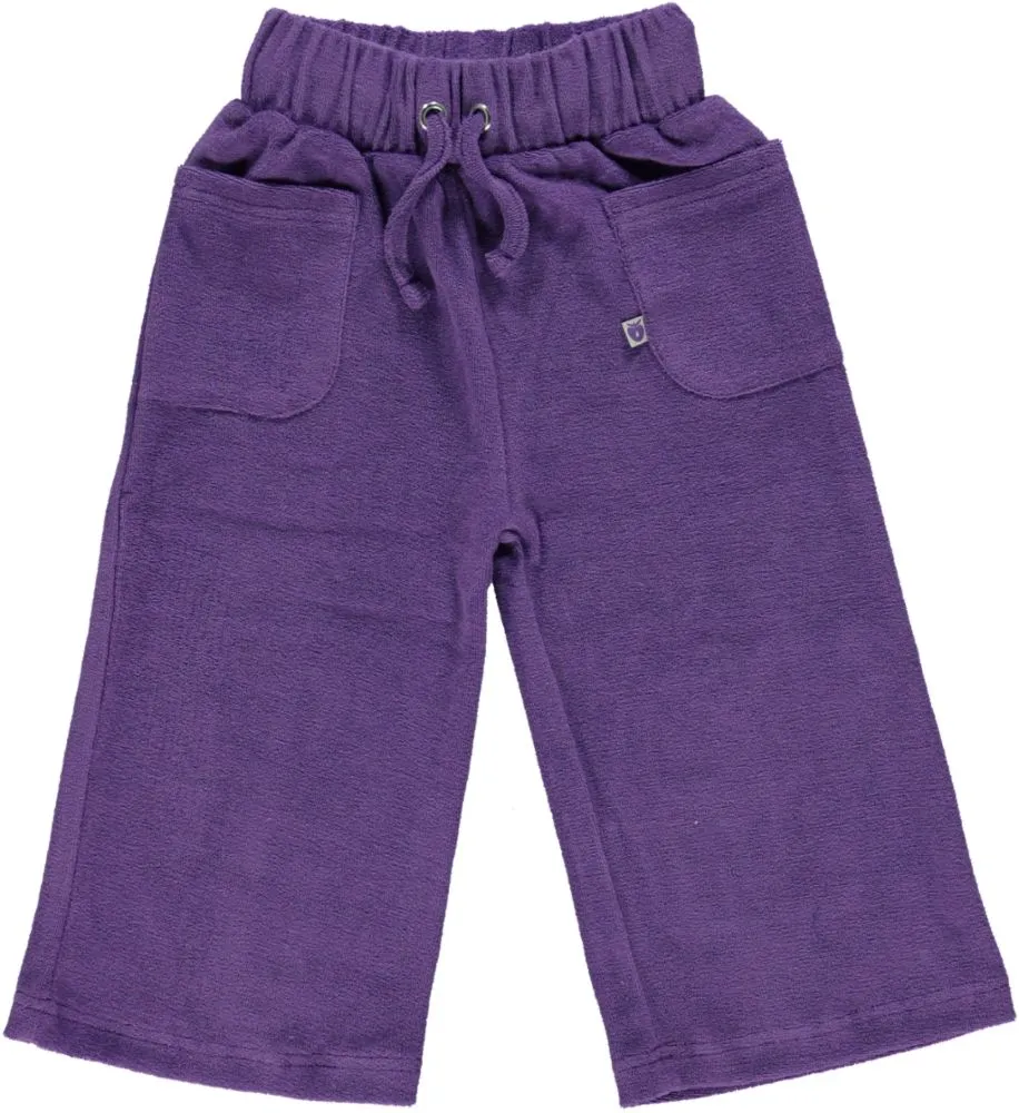 Terry pants plain colour