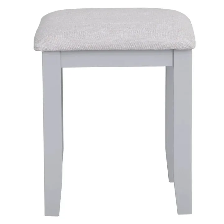 Thornham Dressing Table Stool, Grey