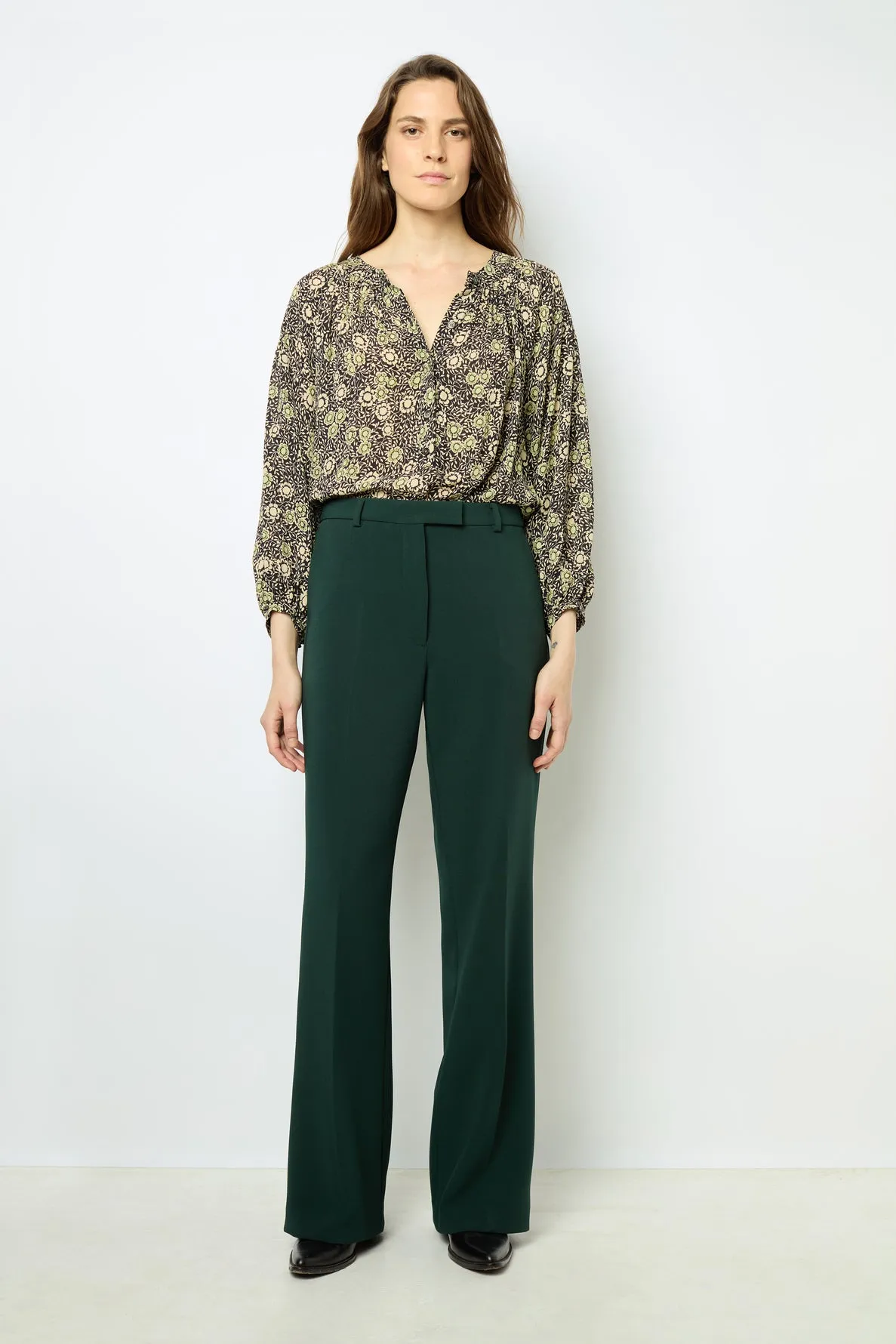 Trouser Nanou Dap34a077 Dark-Green