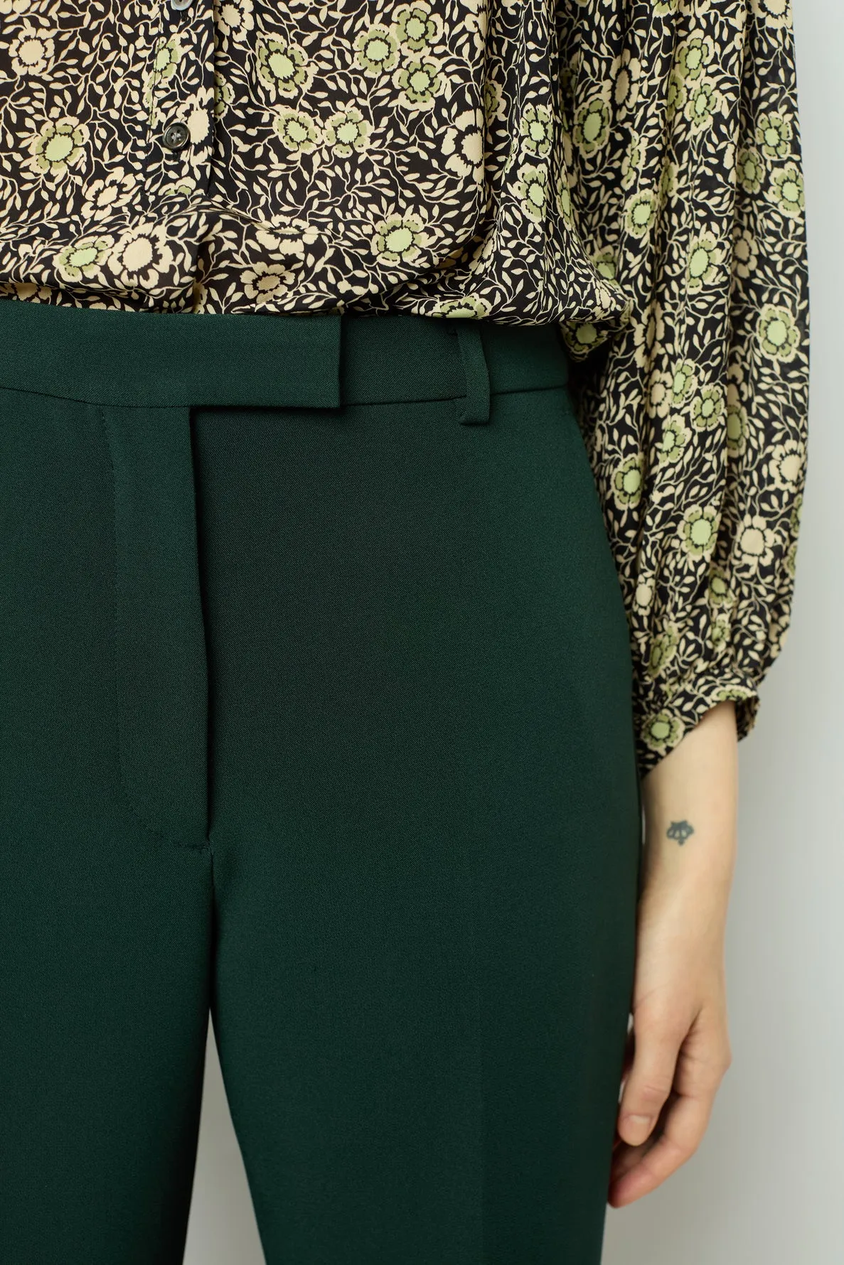 Trouser Nanou Dap34a077 Dark-Green