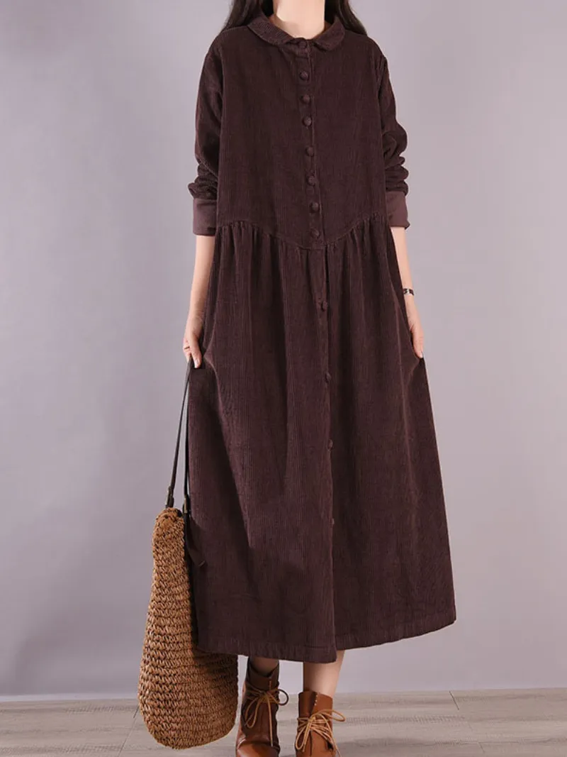 Women's Casual Loose Midi Dress, Formal Button Midi Dress, Little Women Dresses, Midi Dresses