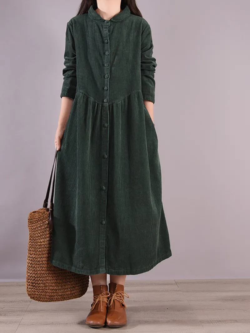 Women's Casual Loose Midi Dress, Formal Button Midi Dress, Little Women Dresses, Midi Dresses